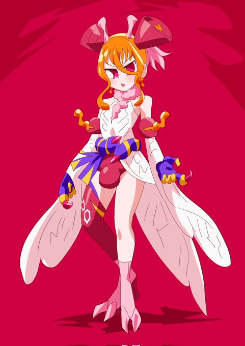 リトルクイーンビーデッドマン。アギレル君が変身。 #キュアライダー #ライダー少女 (?) 