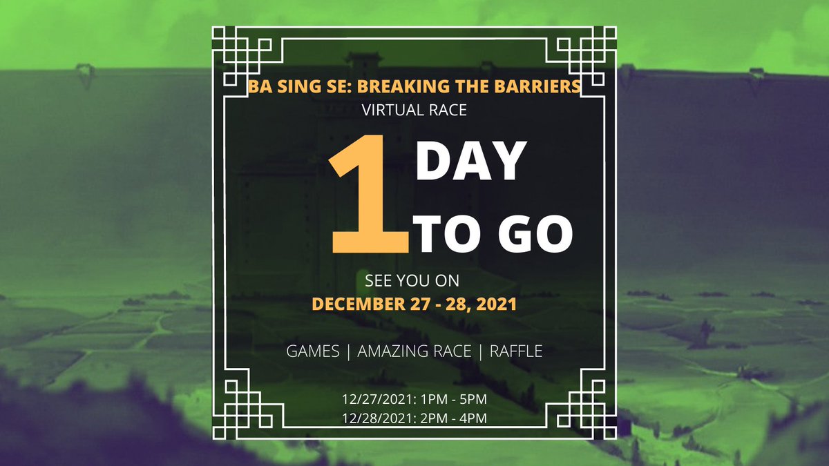DefNotJooDee's tweet photo. The wait is not yet over. Benders, are your preparations complete? One (1) day left before you break Ba Sing Se's barriers. https://t.co/WQCmErL9AO