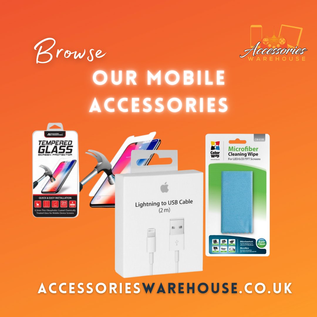 ACSSWarehouse's tweet image. Need a new charging cable, screen protector or another mobile accessory? Look no further! 👀 We sell a range of mobile accessories including 2 metre Apple charging cables! 📲

Order yours today! ➤ accessorieswarehouse.co.uk/collections/mo… 

#MobileAccessory #AccessoriesWarehouse #Electronics