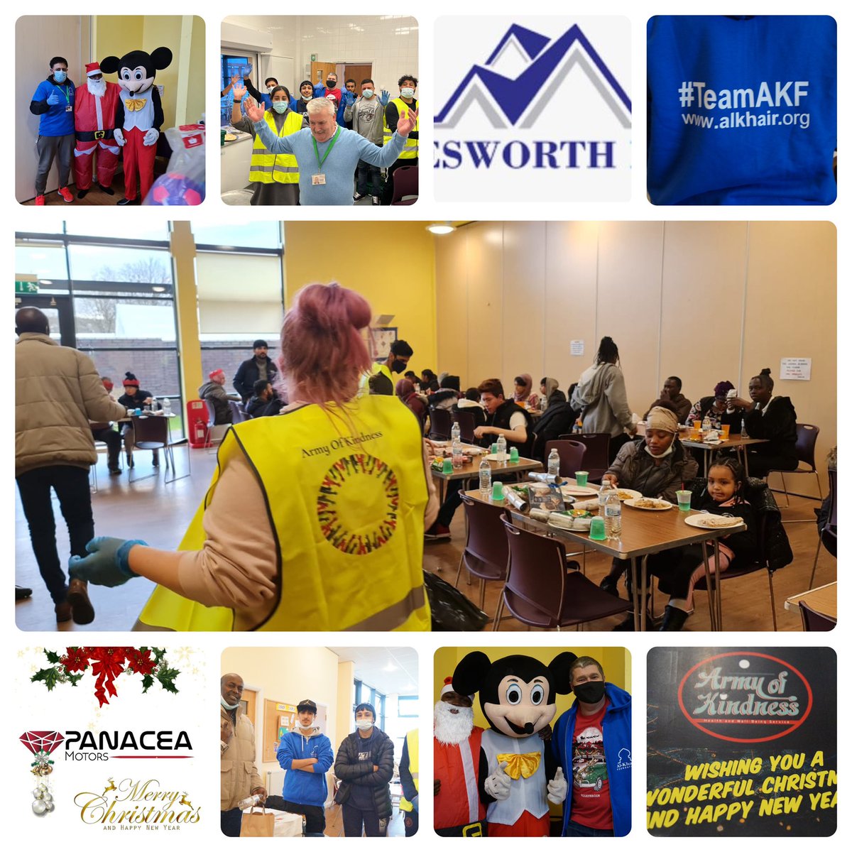 ArmyOfKindness2's tweet photo. Wow ! 7th Annual Xmas Feed @ St Andrews Church,over 150 ppl served, 300+ meals to sheltered homes &amp; hostels. Great to see families together after 19 mths  celebrating safely in family bubbles. Massive thanks @AlKhairUK main sponsors &amp; all other donors. Super Volunteers (AOK) 👏🏻 https://t.co/8XV49qG8kV