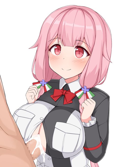 戦翼のシグルドリーヴァの渡来園香ちゃんのパイズリ(skeb) 