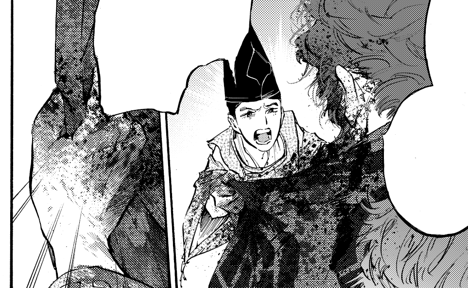絶対やりすぎだしこれのせいでめちゃくちゃ大変なんだけどやり始めてしまったので次のページから血減らすとかできなくてもう後戻りできない。画面(からだ)が血を求めている🥺 
