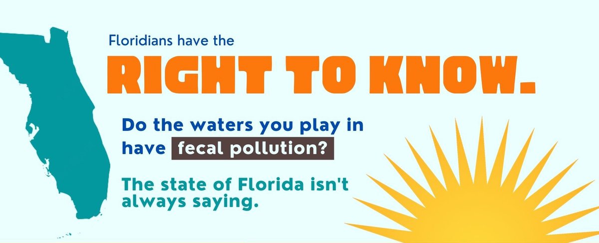 calusawater's tweet photo. Floridians have the Right to Know if the waterways they recreate in are polluted with fecal bacteria. 
Contact your state legislators to voice your support of the Safe Waterways Act (SB 604 / HB 393) which is designed to address this public health risk.

https://t.co/bkpLUkcm03 https://t.co/jfOnMpGcNg