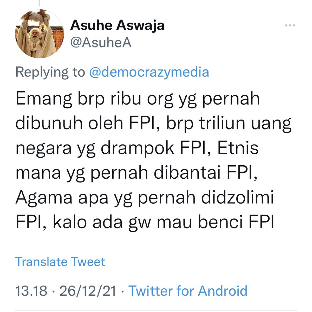 Badut2Politik's tweet photo. Bisa bantu jawab Pak @mohmahfudmd..‼️

Ini pertanyaan masyarakat yg respon pernyataan bapak https://t.co/ekjsYtjZiM