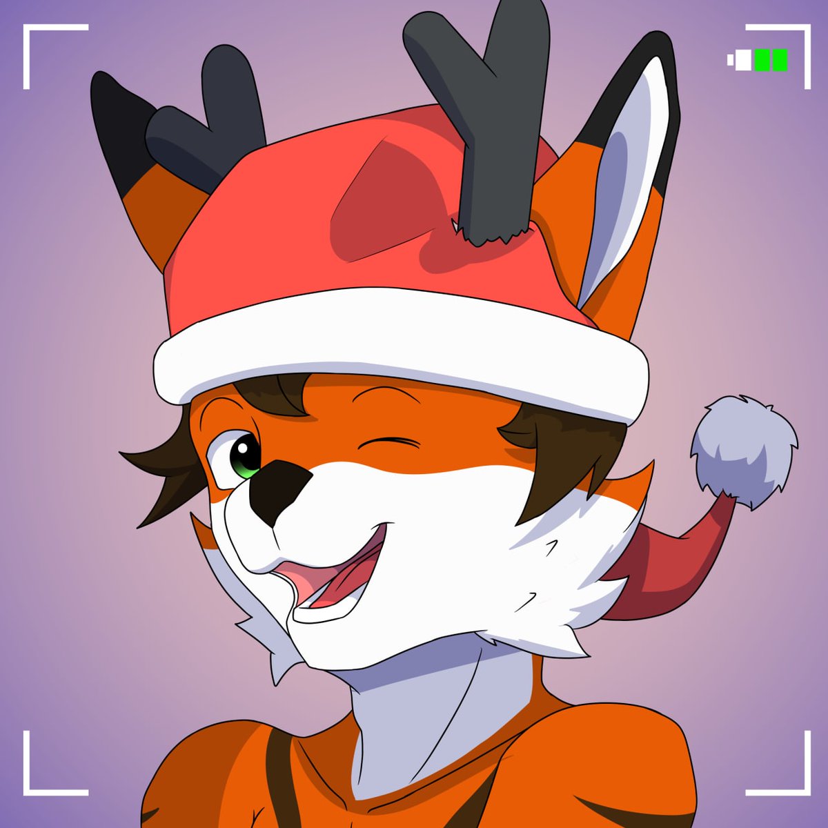 Mymidnameisice's tweet photo. Commission for @CobaltFoxpaw 
Thank you for joining!

#commissionsopen #Commission #furry #furryart #furrychristmas https://t.co/A4nyb51WnE