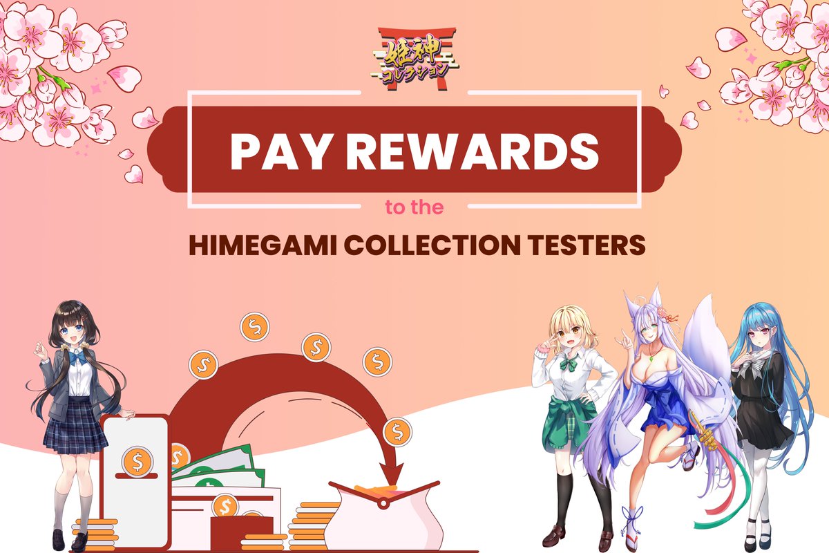 hime_collection's tweet photo. We paid a reward to the user who reported the bug in the open beta version of Himecolle.
Rewards are paid in WETH. Check out MATICNET WETH! thank you! https://t.co/OPP8b4C29T