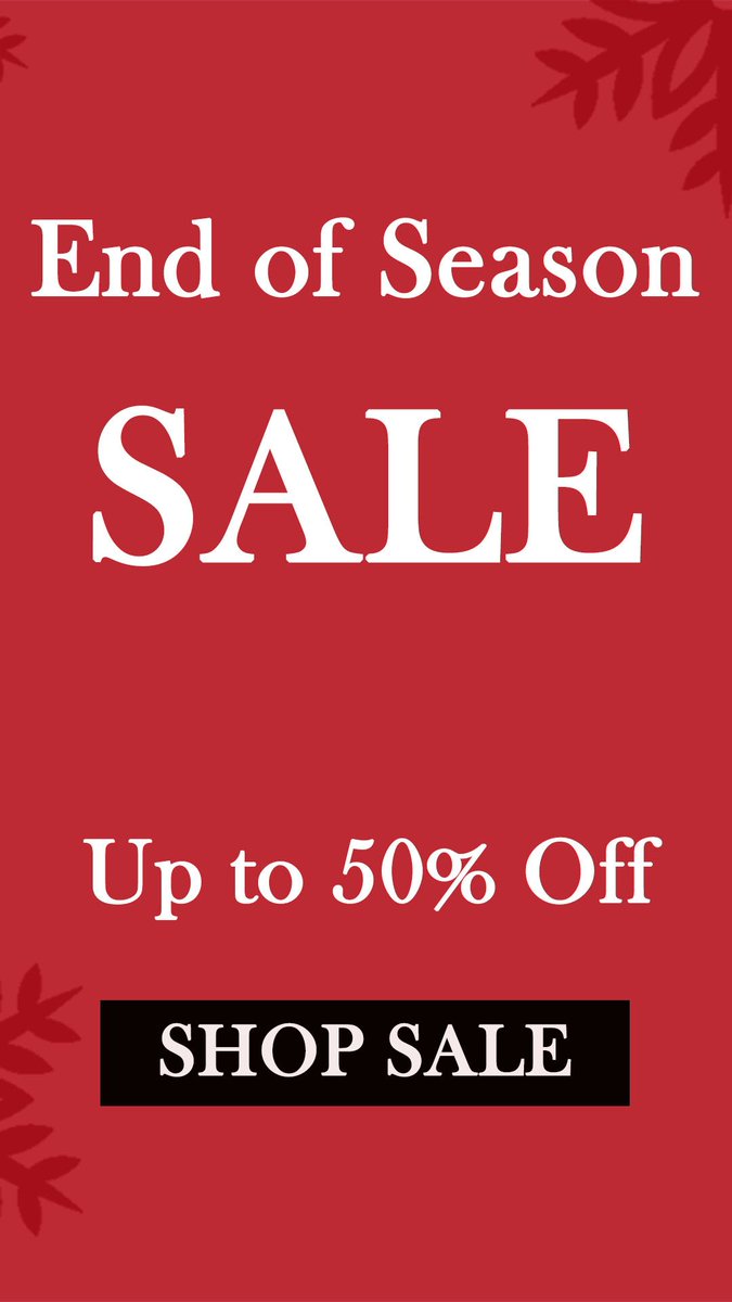 End of season sale now on! It's certainly worth a peak.