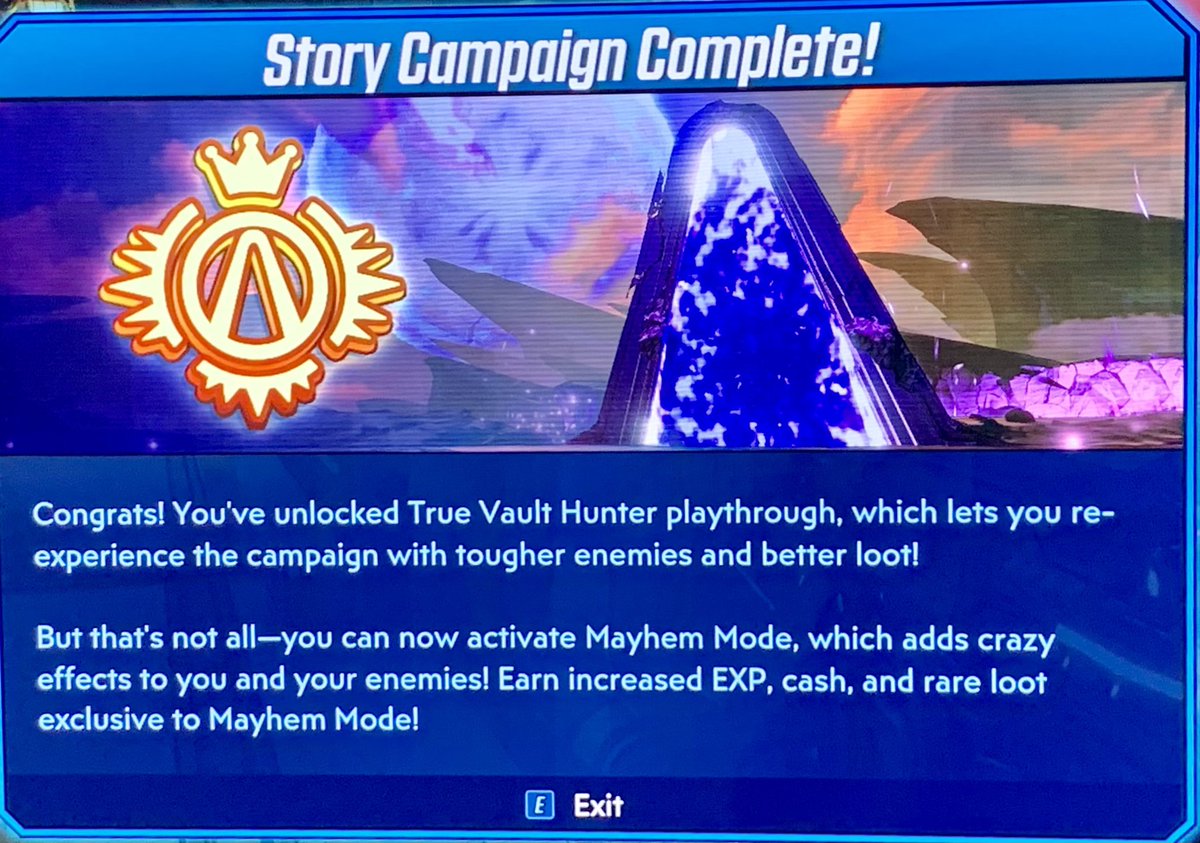 ajbeitman's tweet photo. Vaulted #Borderlands3 &amp; all it’s DLC.  #Steam #OffTheBacklog https://t.co/TOUhOilAFf