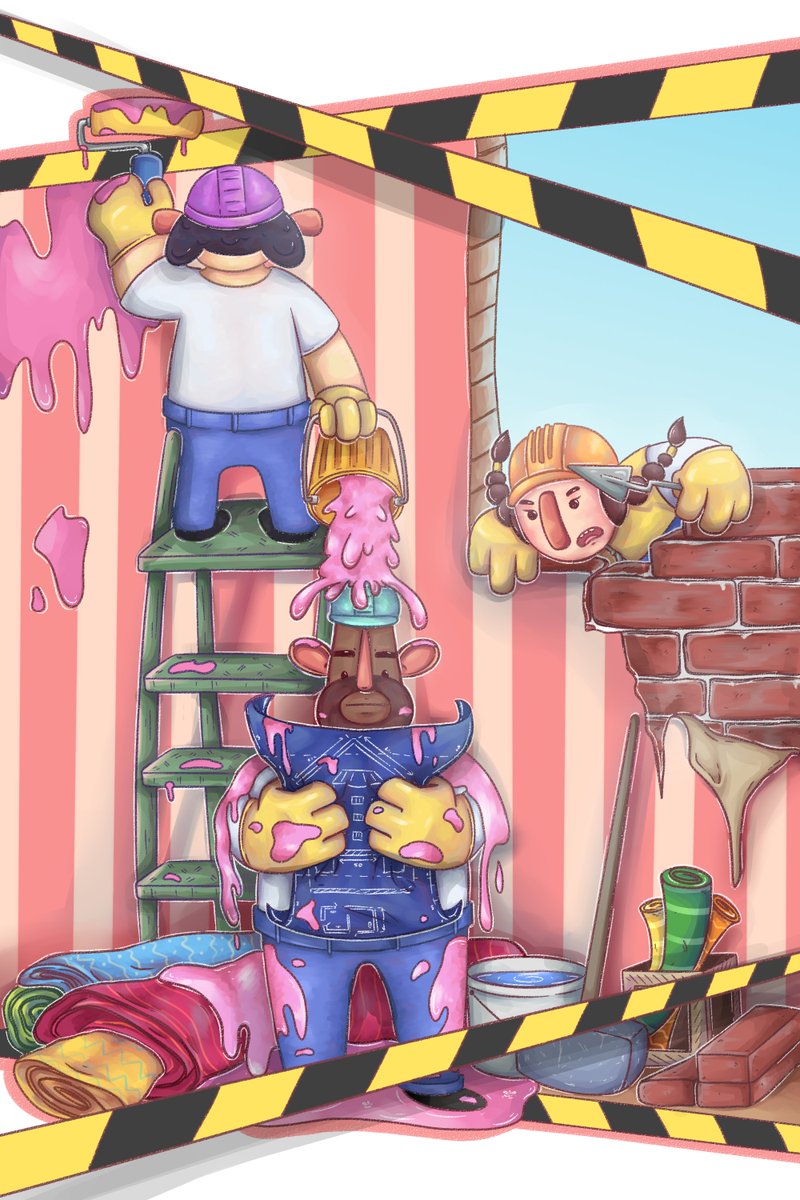 soniregem's tweet photo. It's not always how it was planned. Just incredibly fun. "Tools up!" totally deserves a lot of attention. And it totally deserves a fanart.
#FriendsWinterFest #BeCreativeContest #QubicWinterFest #ToolsUp https://t.co/n1oBJGuDga
