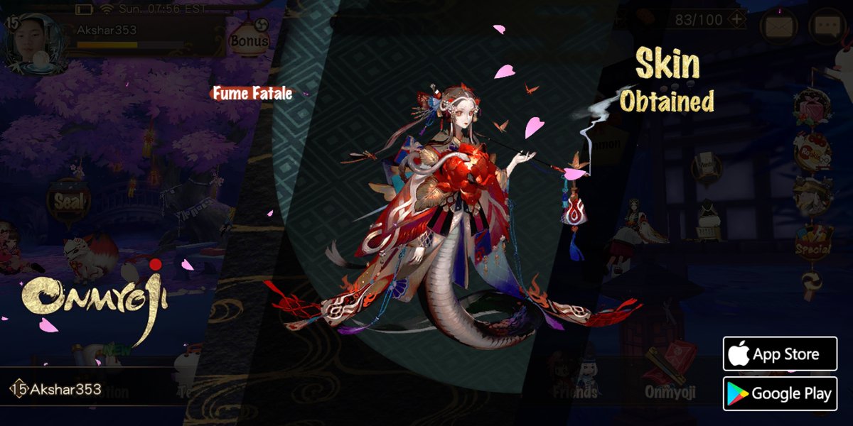 #Onmyoji# I got a brand new rare skin! Check it out and try your luck!