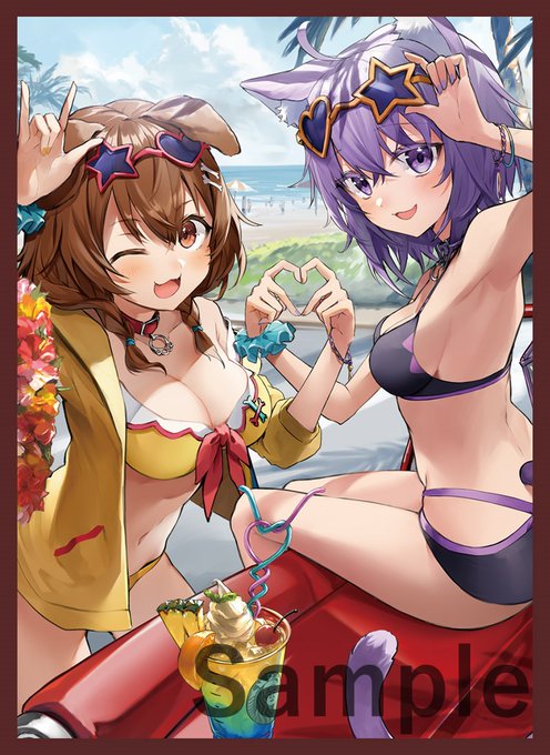 【フォロー&リツイートキャンペーン】
白詰草のアカウントをフォローして頂き、合わせてこのツイートをリツイートして頂いた方の中から1名様に、冬コミケにて頒布予定の岐兎こるた様(@kito_koruta)の新作スリーブとプレイマットをプレゼント致します!締め切りは12月31日までです。 