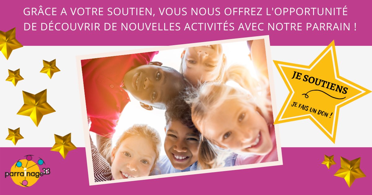 Parrainage_33's tweet photo. 🟡🟡🟡 [CAMPAGNE DE DONS 2021] : DERNIÈRE LIGNE DROITE ! 
Tout près d'atteindre 2000€ de collecte pour permettre à un enfant girondin de bénéficier d'un parrainage l'année prochaine !!
👉 FAITES UN DON MAINTENANT A NOTRE ASSOCIATION : https://t.co/vCs2QSZrkC https://t.co/vJBXxPCmUW