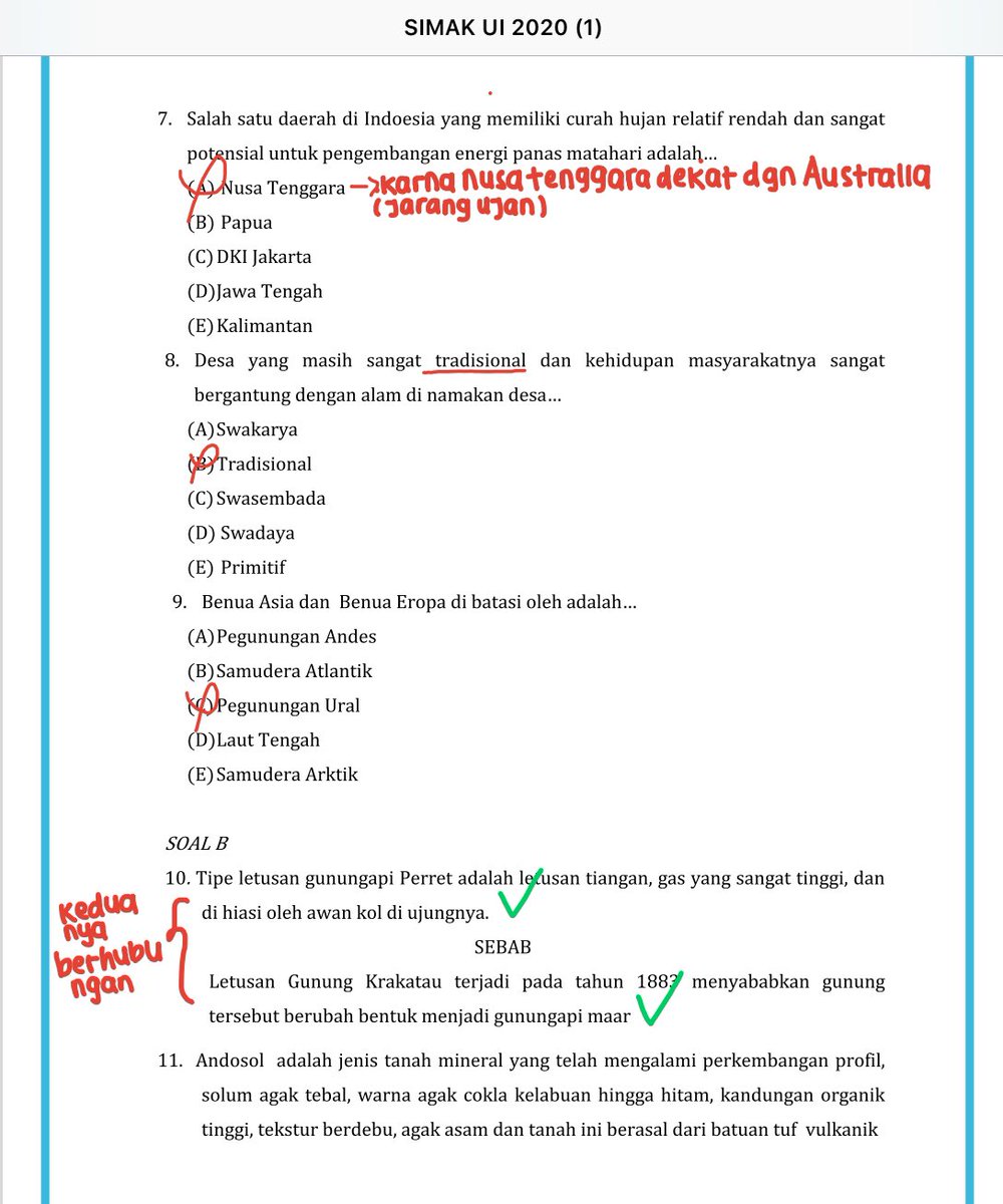 vinnismmt's tweet image. Pembahasan Geografi SIMAK UI 2020 

a thread