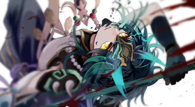 魈くんをありがとう世界
#原神 #GenshinImapct #xiao 