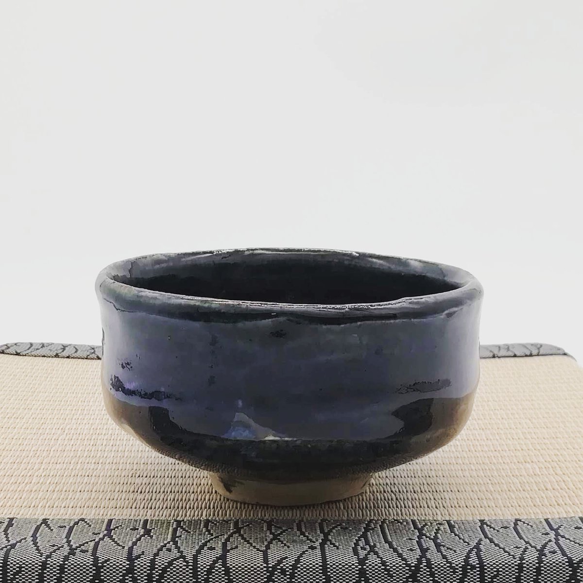美術品 私の作った 抹茶茶碗 唐傘おばけ 妖怪 陶芸 手びねり 手づくね