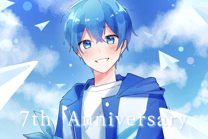 遅れましたが、ころんくん活動7周年おめでとうございます!🎉
いつも楽しいを届けてくれてありがとうございます!!
大好きです☺️💙

#ころんくん   #すとぷりギャラリー 
#ころんくん活動7周年 