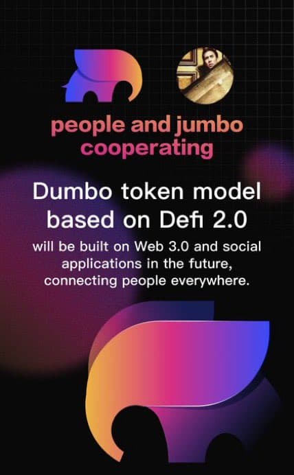 $50 | 2,500 | 709,467 IDR 

#Dumbo

Follow: <a href="/DumboSocialFi/">Arica</a>
Join TG: t.me/DumboSocialfi_… (Post Proof)

✅Certik Incoming
✅Strong DAO &amp; SocialFi concept
✅Successful previous projects
✅10 million dollars prize pool 

#Crypto #BSC #cryptocurrency #BNB #NFTs #Defi