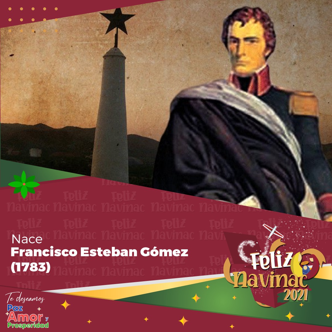 #Efemérides 📆 || Tal día como hoy, hace 238 años, nace en Margarita, estado Nueva Esparta, el General Francisco Esteban Gómez, héroe de la Batalla de Matasiete y quien tuvo una destacada participación en la defensa del territorio insular contra las fuerzas españolas.