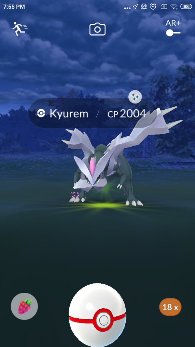 Naizarusama's tweet photo. #Shiny #Kyurem cakep juga๐
#Pokemon #PokemonGo #PokemonGoID #Legendary https://t.co/G8WsNcFebl