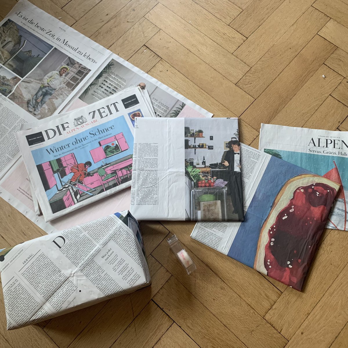 Wofür die Übergrösse der <a href="/DIEZEIT/">DIE ZEIT</a> endlich mal praktisch ist: