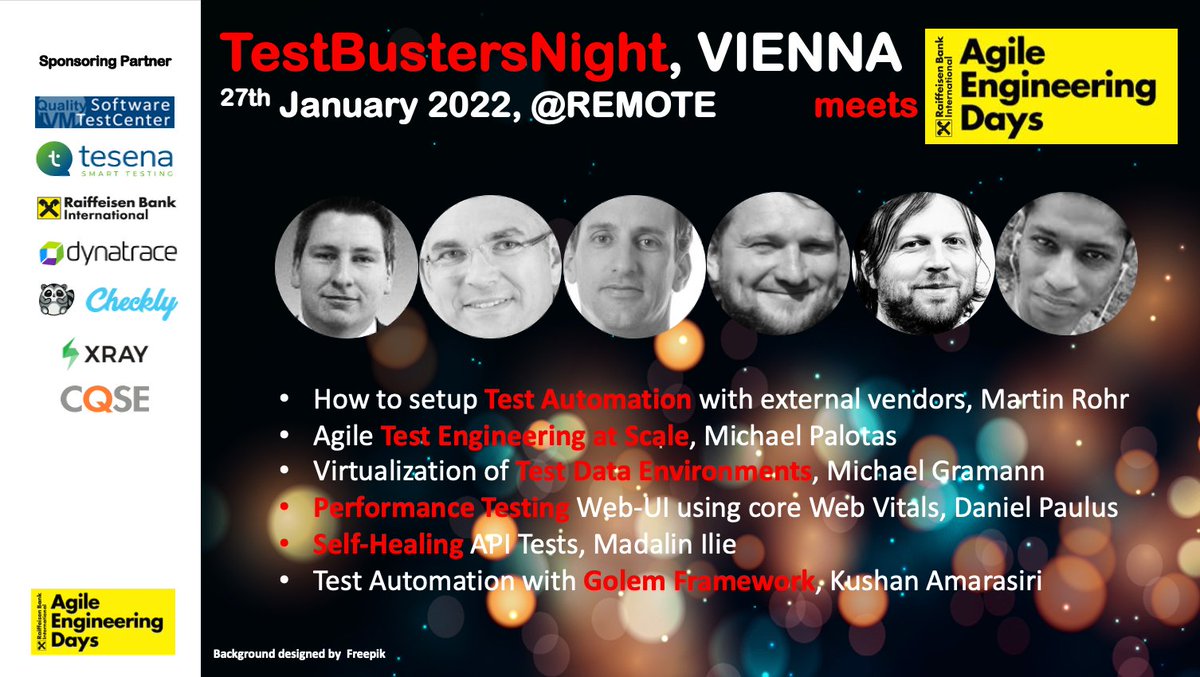 RudolfGroetz's tweet photo. Are you looking for a new challenge? @IVM_at sponsor of the #testBustersNightVIENNA is hiring: 
+++ https://t.co/klF8ODtqPk Senior Software Tester (m/w/d)
+++ https://t.co/jpN2PDtzwC  Softwaretester (m/w/d) https://t.co/Ar7H2cQ3HS