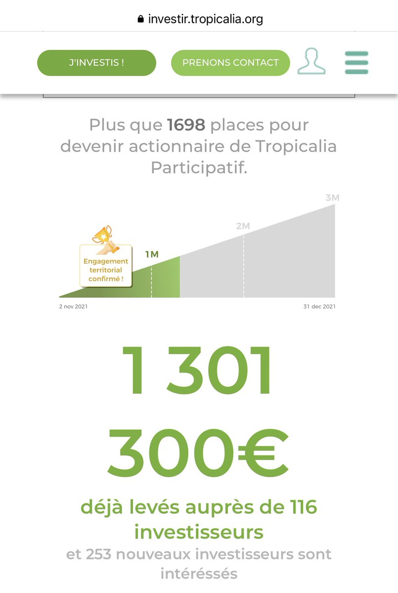 TropicaliaOpale's tweet image. Le succès de la campagne confirme que Tropicalia est indéniablement un projet de territoire! Dernière ligne droite pour notre opération de financement participatif qui s’achève dans 5 jours. Après il sera trop tard pour faire partie de l’aventure😉! Investir.Tropicalia.org