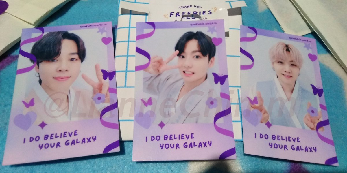 LianneChimm's tweet photo. BTS Papels received from @SparkleLAB_ bongga ang quality parang same sa albums pcs! 💜💜 Thank you soooo much! https://t.co/OmTR61hk23