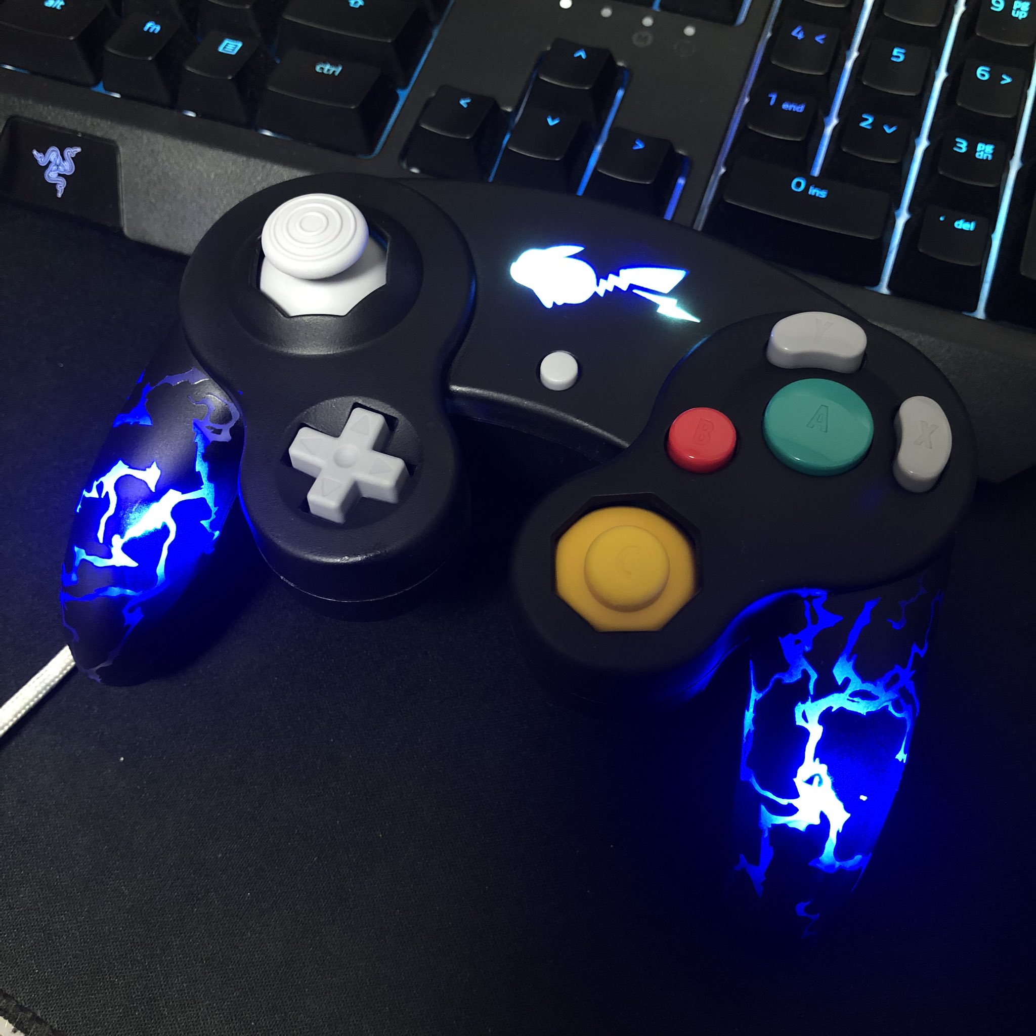 塗装コン 温度変化 パラコード ゲームキューブ GCコン カスタムコン
