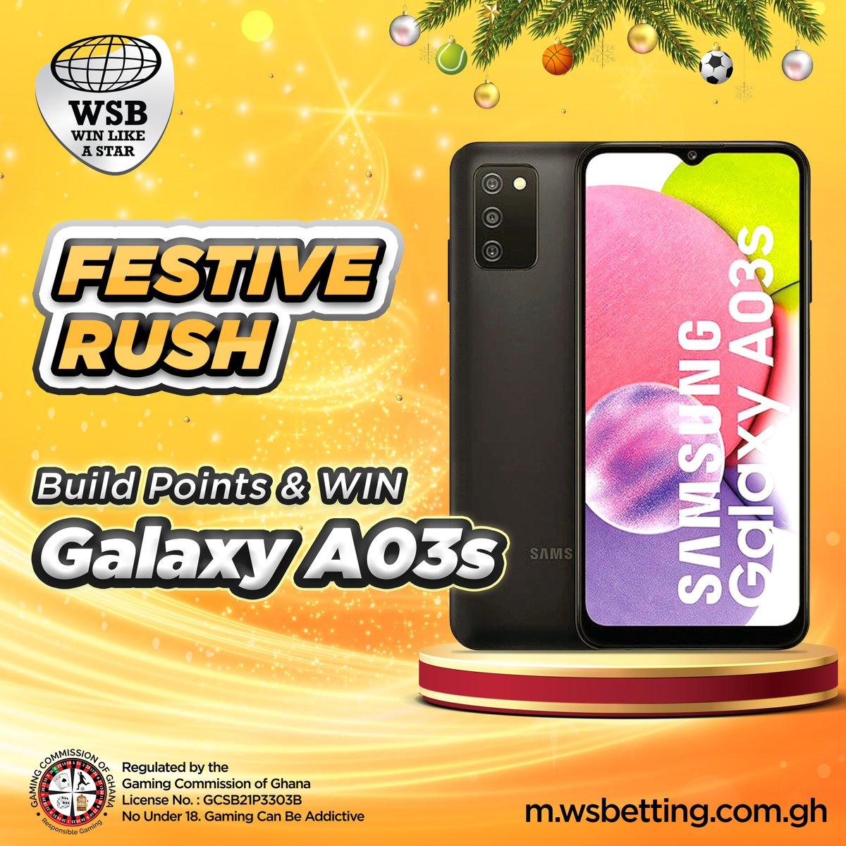 wsbettingGh's tweet photo. #FestiveRush is live! Boosted Odds are Ready! π₯
Dial *713*444# or use https://t.co/58HaFgnINN to register.
Click here https://t.co/Dx3vuCTSWe to enjoy boosted odds and stand a chance of winning the latest iPhone, TV, etc.
#10gh #Sarkodie Nana Aba #Maxtv https://t.co/vUC1oWa4WP