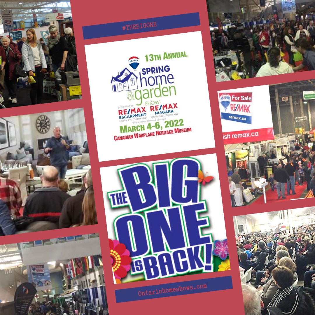 HamspringHS's tweet photo. The 13th Annual #HamSpringHomeshow presented by RE/MAX Niagara Realty Ltd., Brokerage & RE/MAX Escarpment Realty Inc., Brokerage
March 4-6, 2022
https://t.co/2IUtHzzRoz
We hope to see you soon!
#TheBigOne #TheBigOneIsBack #HomeandGarden #HomeReno https://t.co/Vc9BNtNQCJ