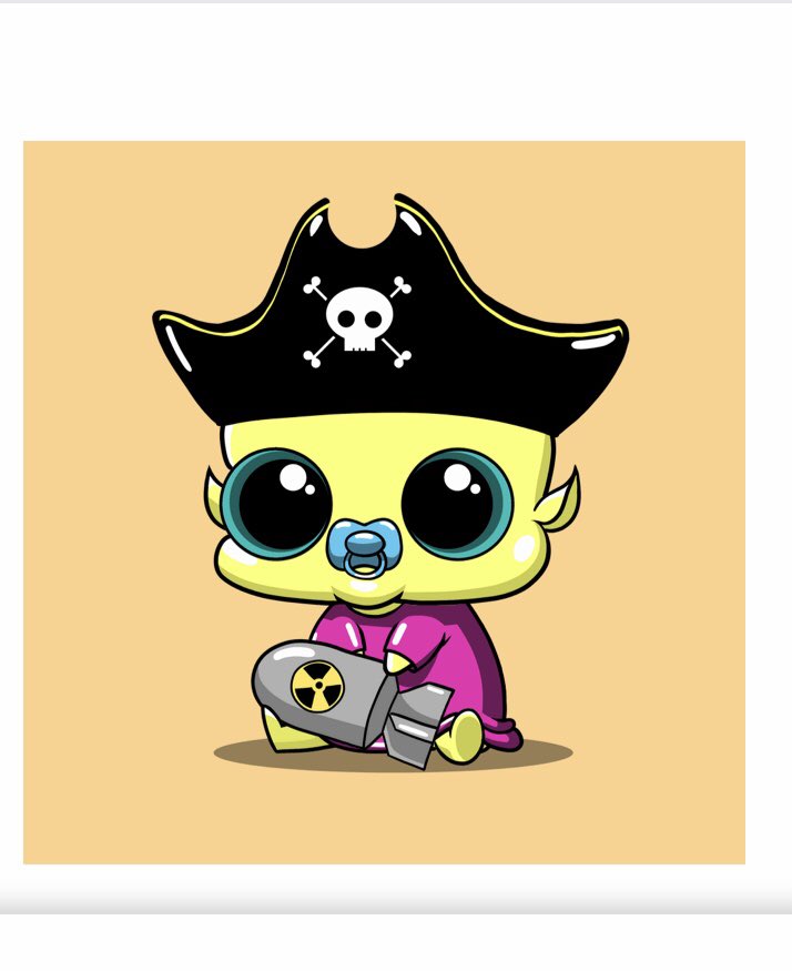 #BabyAlienClub Love also my Second Baby with the cute Atomic Bomb 💣 🥰