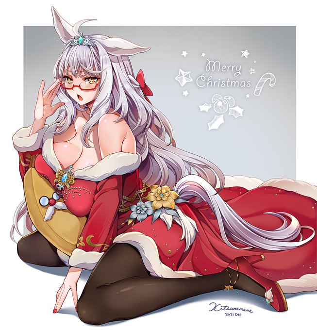 メリークリスマス🎄

#ウマ娘プリティーダービー 
#ウマ娘
#ビワハヤヒデ 