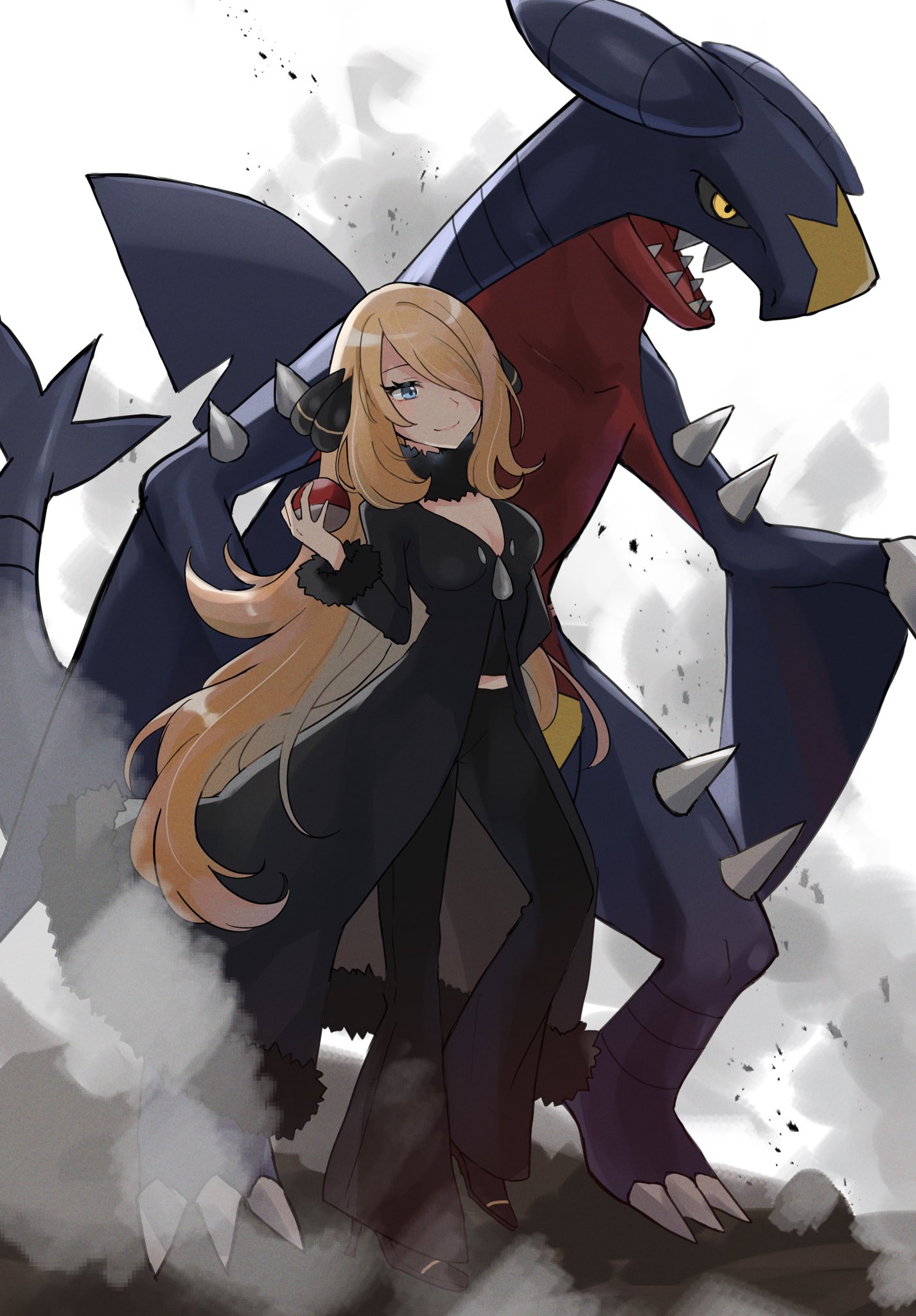 ポケモン - シロナのガブリアス シロナのガブリアスex【UR】{091/063} - カードラッシュ[ポケモン]