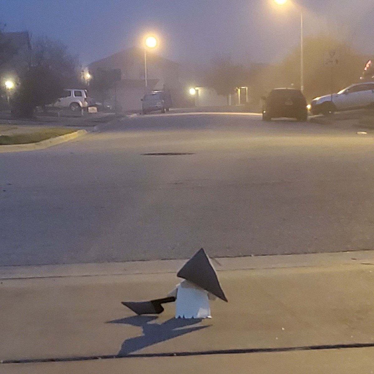 My husband is a huge Silent Hill fan but has literally everything.  So I made him this lil Pyramid Head plushie. His sword is detachable and is magnetic. I'm pretty proud of this creation and it was my first attempt at making a plush, how did I do?