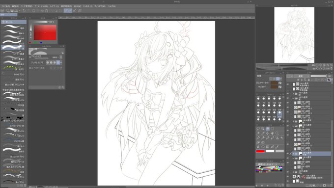 ライブでここまで進みました #今日のライブ進捗 https://t.co/CKbdyWkiBj 
