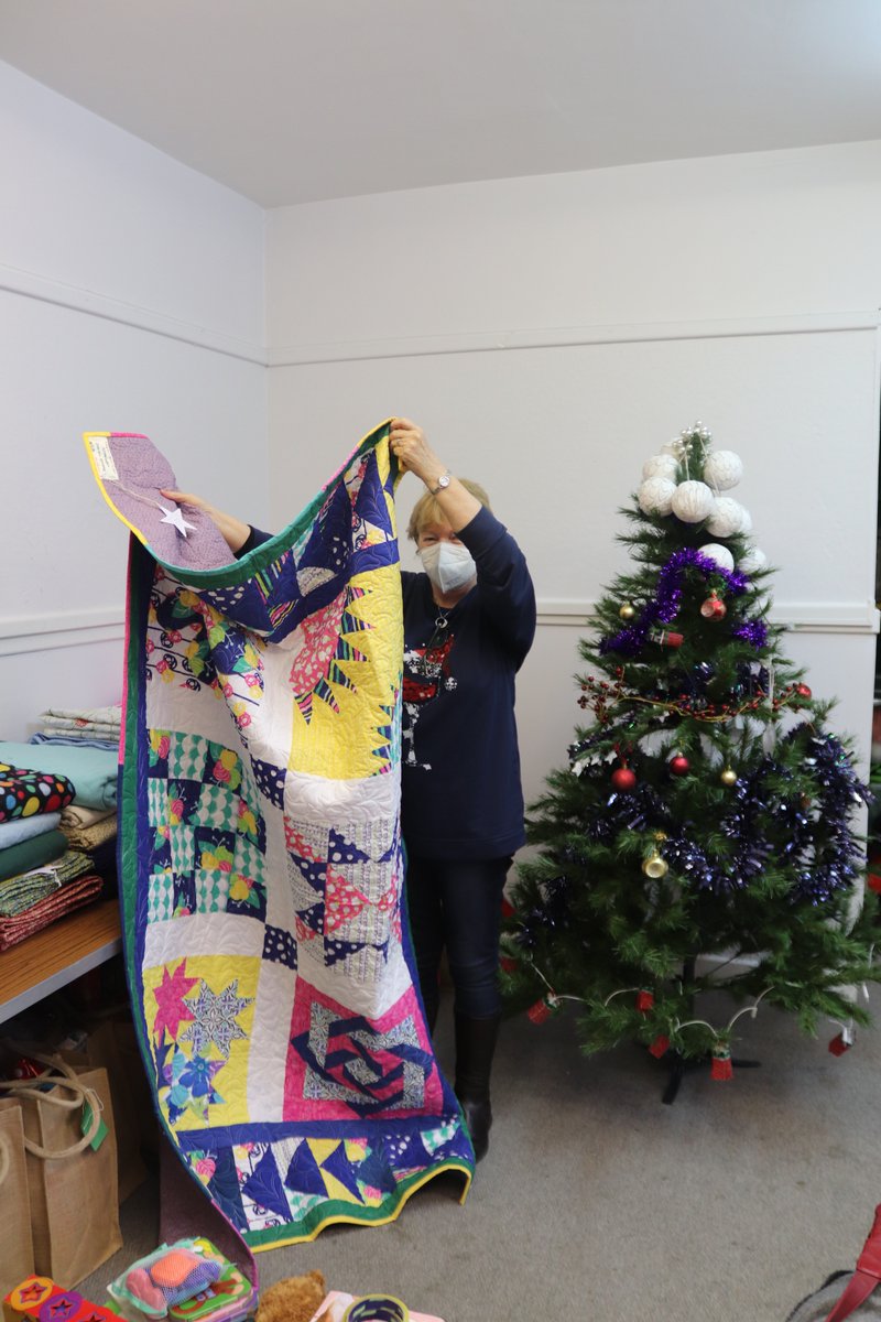 What would we do without maggie <a href="/WelfareWhich/">Maggie Lloyd-Jones</a> and her team of kind Quilters, ensuring #leeds care experienced young ones are not without quilt hugs on Christmas Day... and those hugs last a lifetime. Now the only decision is which one to choose???🥰🥰🥰