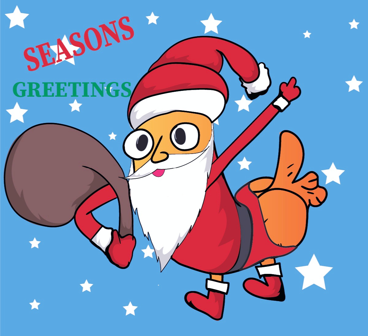 Merry Christmas and a Happy New Year! To all #Solana  Communities! 🎅🎅 Santa is Indeed a DickButt!