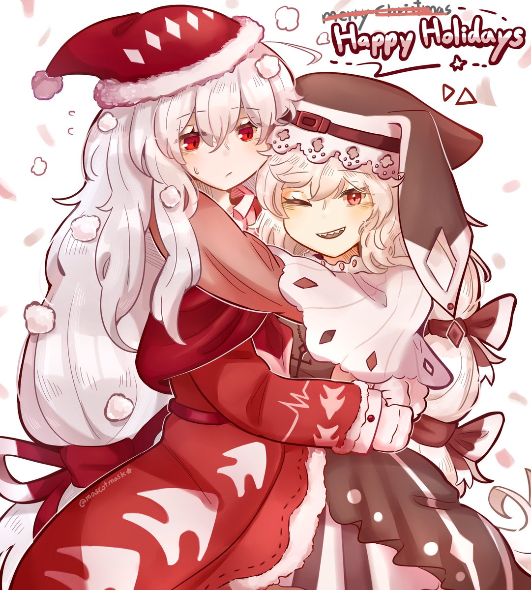 A little bit late but have a secret Santa gift from me!! and Happy Holidays!! *cough*
---
#Arknights #明日方舟 #アークナイツ 