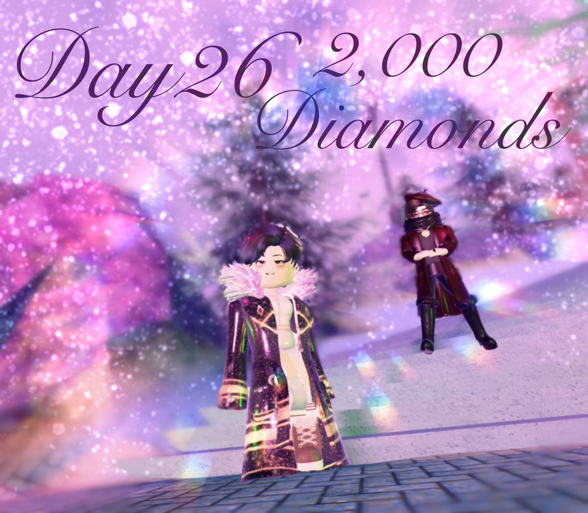 JohnOcean15's tweet photo. #royalehigh Advent Calendar 21’🎄
Day 26: 2,000 Diamonds✨
Featured: @Rav72892615
#rhtc #royalehighChristmas #royalhigh #royalehighedit #royalehighedits #RHWinterUpdate https://t.co/JWhSqIK5xl