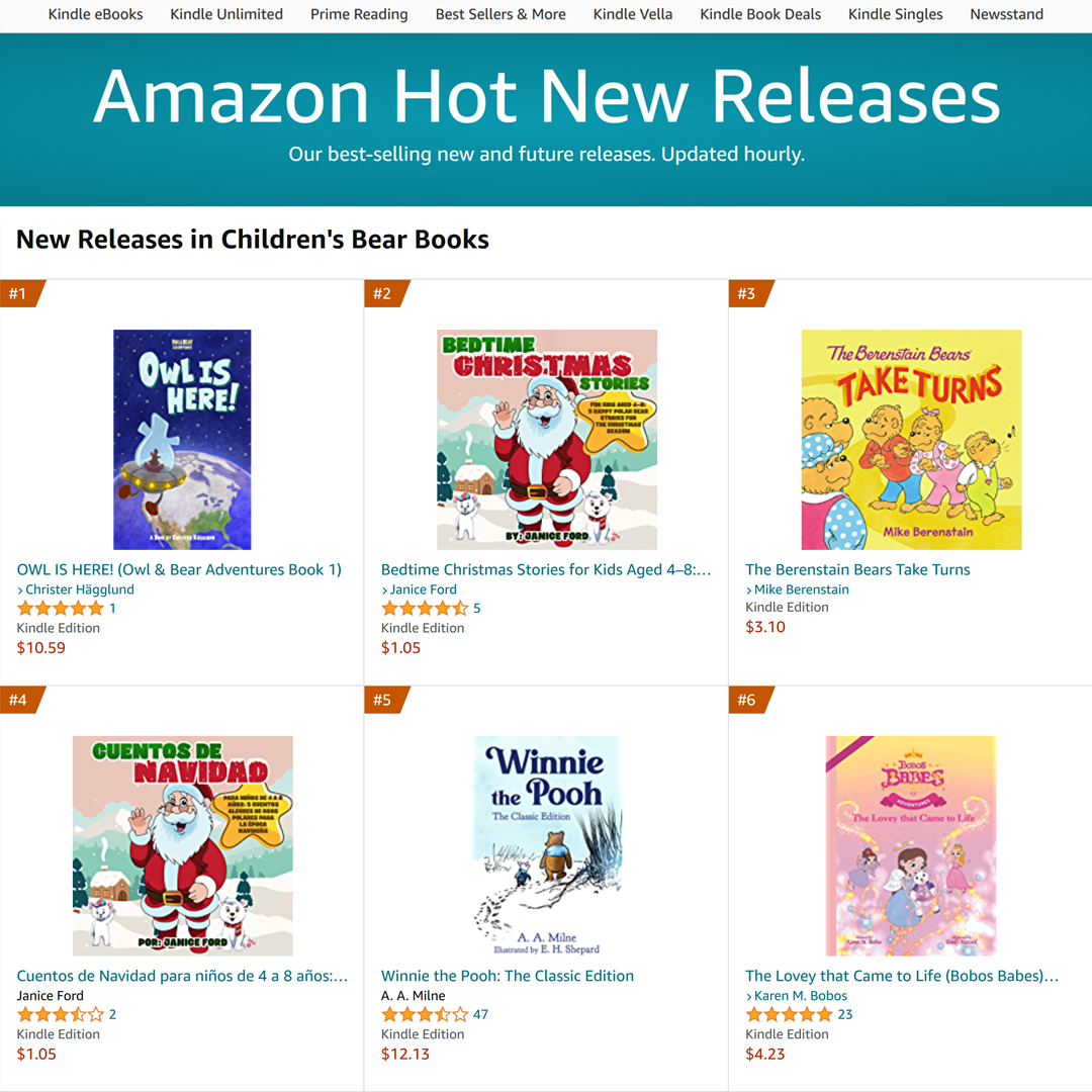 Space_Yoghurt's tweet photo. OWL IS HERE! is no.1 New Release Children's Bear Book. Big thanks to all who keep enjoying the book. Please leave a review. :) #amazon #kindle #ebook #hot #new #release #great #childrensbook #numberone #bestseller #bear #book https://t.co/1muDqsT7RT