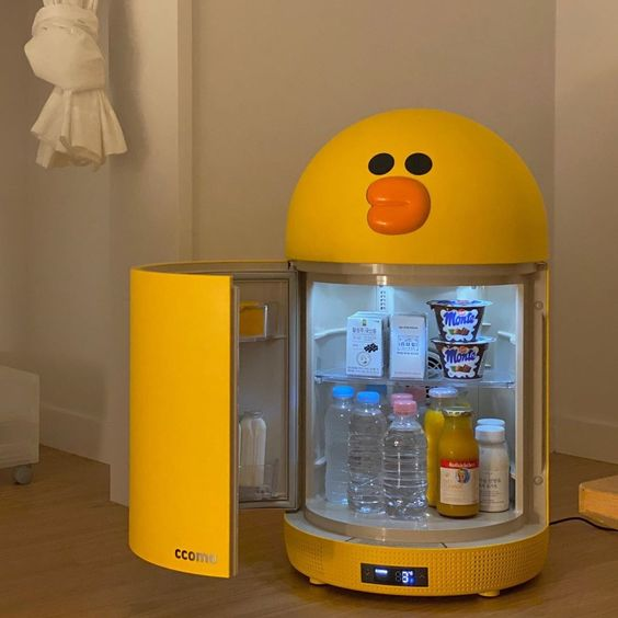 a duck shaped fridge