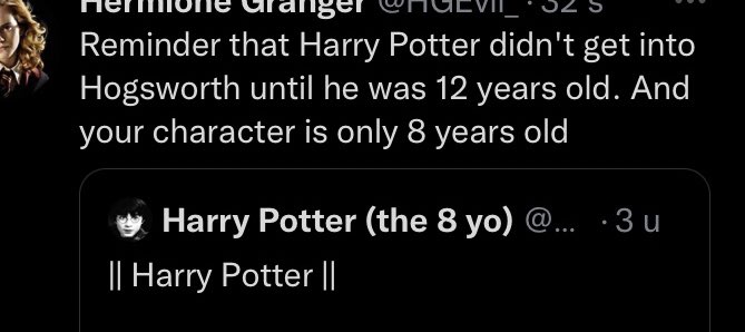 || well seen 😂 this harry is pre hogwarts because I’d love to see how many ways harrys life could have been different