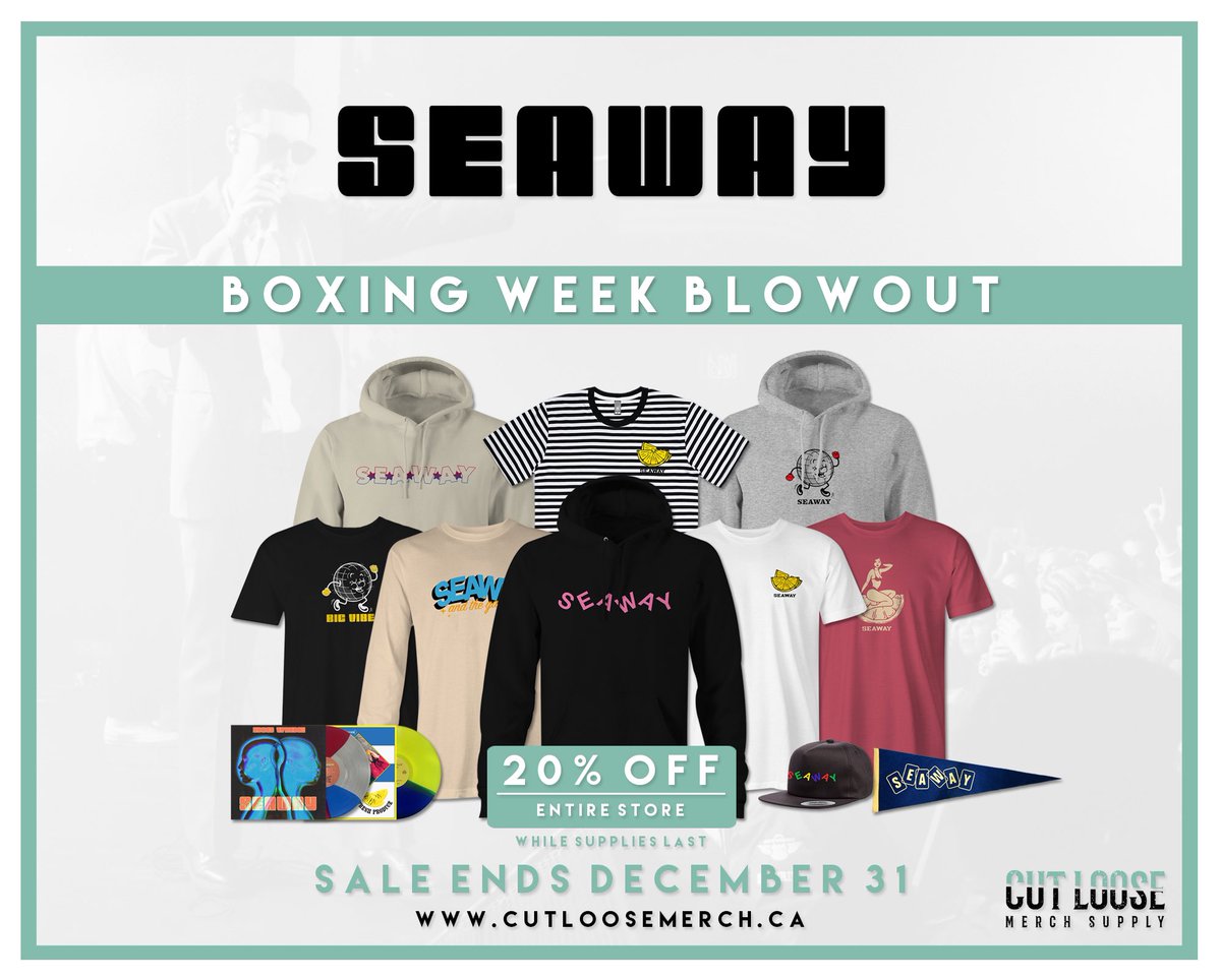 If you missed out on the shaker merch, you can get it online now for a limited time (and 20% off!). Wow. What a deal. 

cutloosemerch.ca/collections/se…