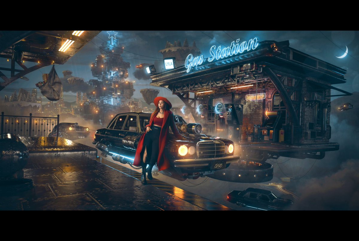 New Artwork ⭐️
Merry Christmas 🎄
#cyberpunk #flying #night #neon