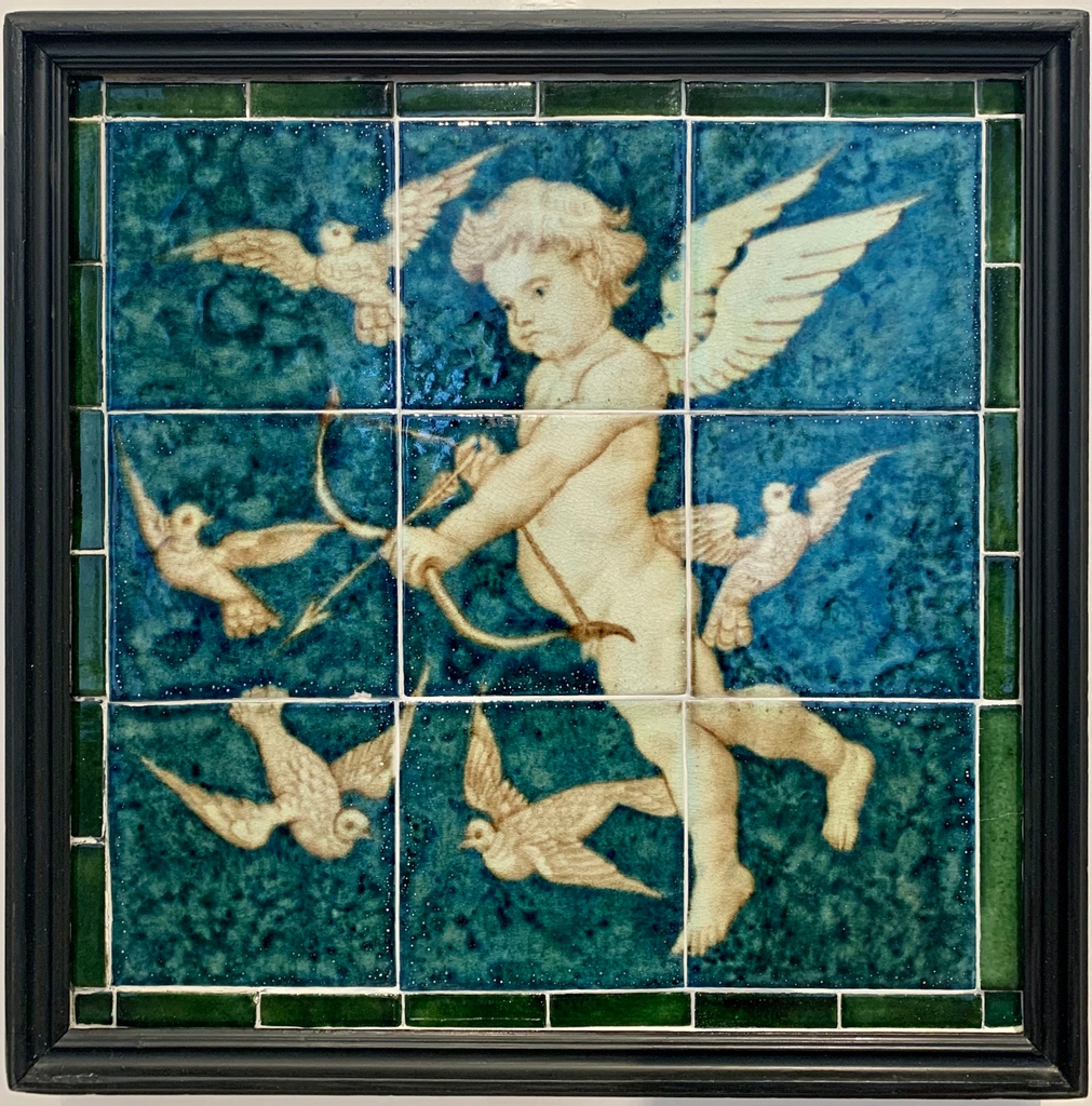 DeMorganF's tweet photo. On the second day of Christmas, tag your true love in this Cherub and #turtledove tile panel

#12daysofChristmas #12daysofDeMorgan https://t.co/8EgQHZGyDq