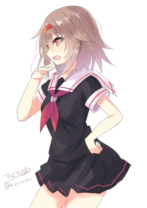 「ん～寒くなってきたかな」白露
#艦これ版深夜の真剣お絵描き60分一本勝負
#艦これ版真剣お絵描き60分一本勝負_20211226 