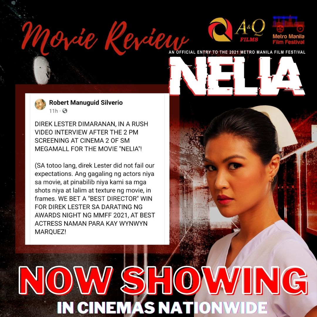 NeliaMovie's tweet photo. Pinag-uusapan ng buong bayan. PALABAS NA! NELIA NOW SHOWING

Maraming salamat po sa mga positive feedback! 
#MMFF2021Nelia
#MMFFNelia https://t.co/0houpTF1tf