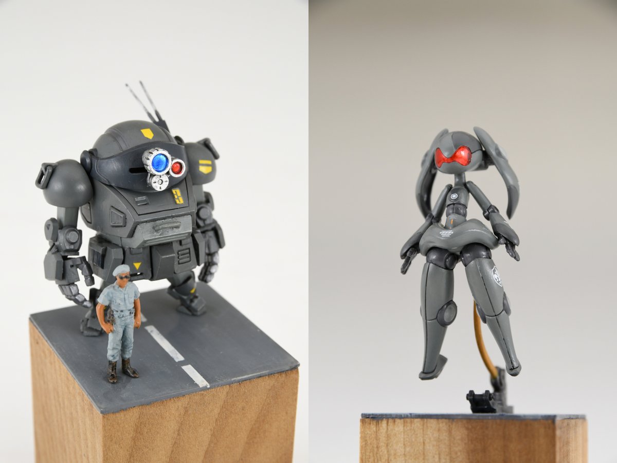 hair_chira's tweet photo. ウィーゴ1つ、ケッテンクラート2つ、チョイプラ2つ、ガンプラ1つ。  #今年作ったプラモ晒そうぜ https://t.co/FA16Y15IHH