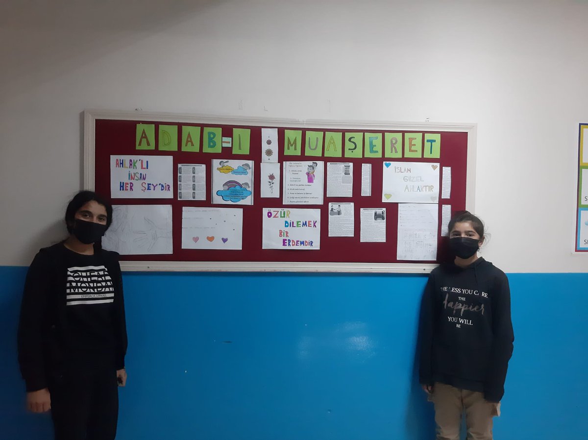 Değerler Eğitimi Aralık Ayı Panomuzda Adab-ı Muaşeret var 🙏🏼
