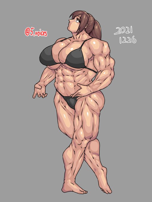 ボディビル模写。 